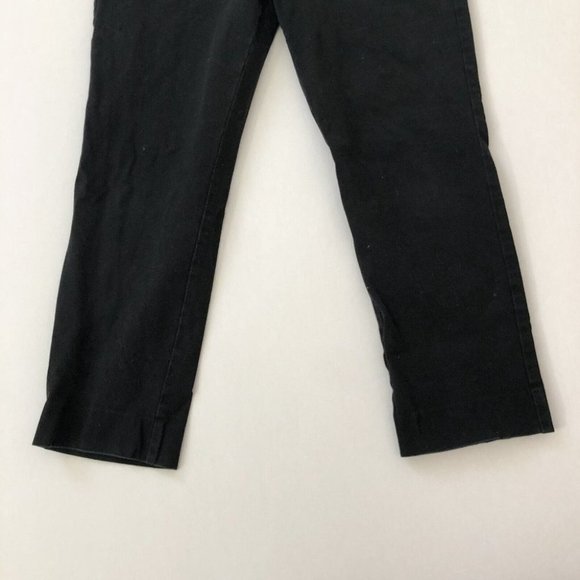 Gap Pants Women's 8A Black Two Way Stretch Straight Leg Pants Size 8A (32x26) - Picture 2 of 14